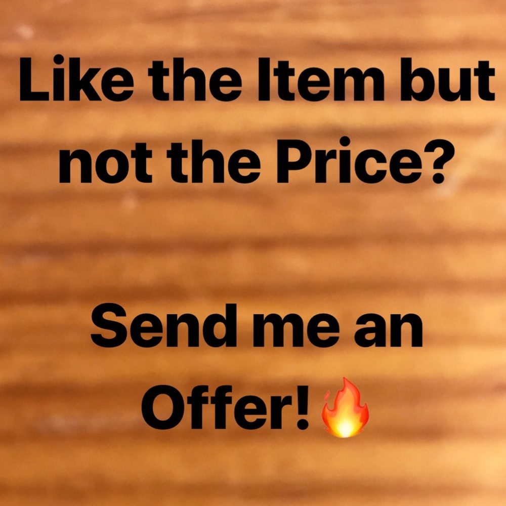 Offers are welcomed!